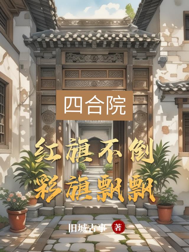 四合院红旗不倒彩旗飘飘